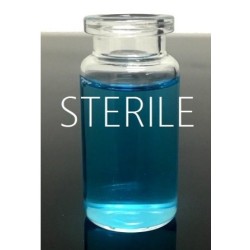 ISO 10R 10ml Clear Open Sterile Vials, Nested Alveolar Trays, Ready to Fill, Tray of 96