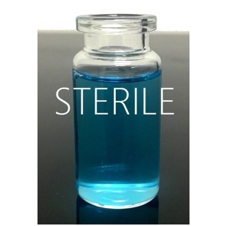 ISO 10R 10ml Clear Open Sterile Vials, Nested Alveolar Trays, Ready to Fill, Tray of 96