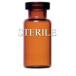 3mL Amber Sterile Open Vials, Depyrogenated, Tray of 352 pieces