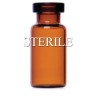 3mL Amber Sterile Open Vials, Depyrogenated, Tray of 352 pieces