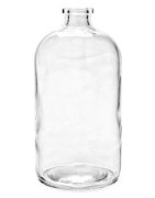 500ml clear molded serum bottle vials, USP Type 1 borosilicate glass, 1 piece sample