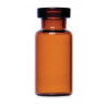 3ml Amber Serum Vials, Type 1 Amber Glass, 17x37mm, Tray of 371