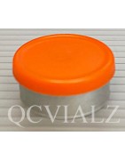 West Matte 20mm Orange Peel Flip Cap Vial Seals, West Pharma, Bag of 1,000