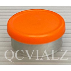 West Matte 20mm Orange Peel Flip Cap Vial Seals, West Pharma, Pack of 100