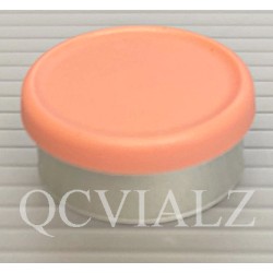 West Matte 20mm Peach Flip Cap Vial Seals, West Pharma, Pack of 100