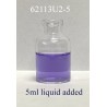 This image shows 5ml liquid added to the vial to illustrate a 5ml filling volume.