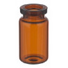 5ml Shorty ISO 6R Amber Glass Serum Vial, 22x40mm ODxH. USP Type 1 amber borosilicate glass. Pharmaceutical quality.
