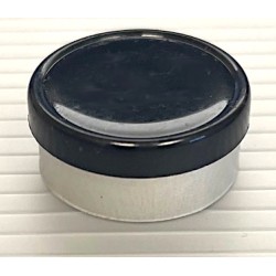 Black 20mm Flip Cap Vial Seal, Glossy Finish, 6-Petal, Pack of 100