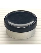 Black 20mm Flip Cap Vial Seal, Glossy Finish, 6-Petal, Pack of 100