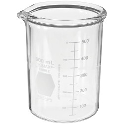 Kimble Kimax 600mL HEAVY DUTY Griffin Beaker, 14005-600, Pack of 6