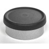 20mm Black Matte Flip Cap Vial Seals, Washed Quality Generic, Bag of 1000