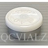 20mm White Flip Off® Vial Seals, West Pharma, pack of 100 pieces. QCVIALZ catalog no. FO20WHT-100