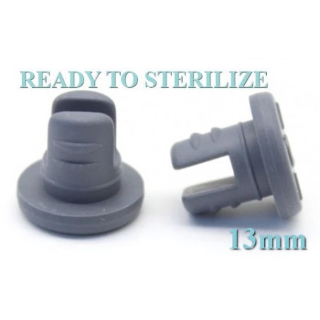 Ready to Sterilize 13mm Lyophilization Vial Stoppers, Bag of 5,000