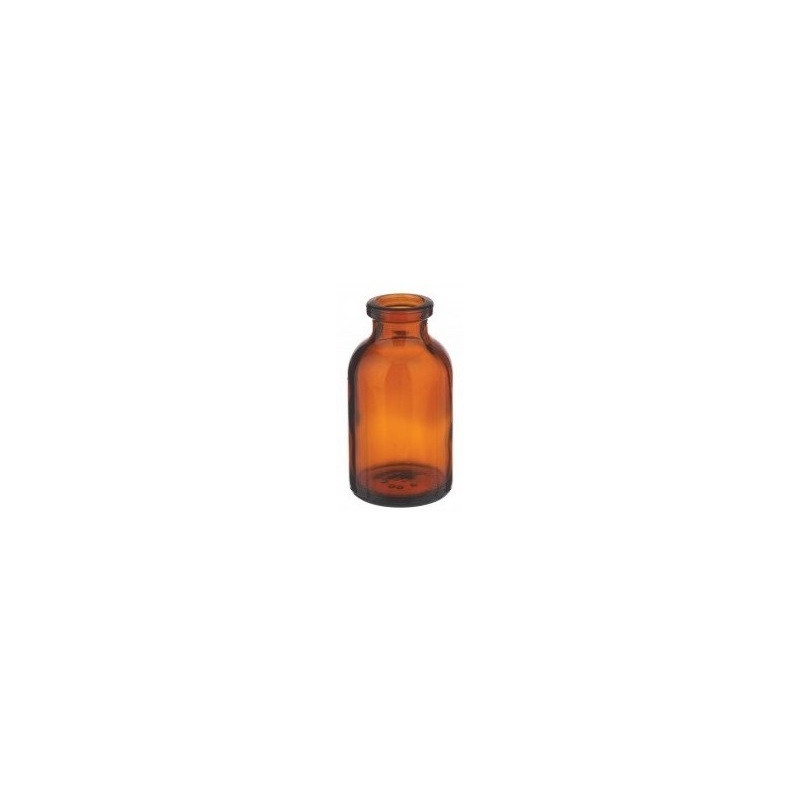 20ml Amber Serum Vials, molded serum bottle, tray of 196 pieces