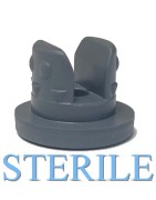 STERILE 20mm 2-leg lyophilization vial stoppers. Sterility and Endotoxin tested.