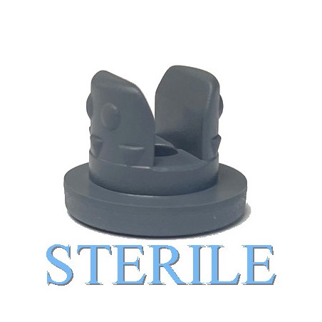 STERILE 20mm 2-leg lyophilization vial stoppers. Sterility and Endotoxin tested. STERILE 20mm 2-leg lyophilization vial stoppers. Sterility and Endotoxin tested.