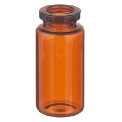 10ml Amber Serum Vials, 24x50mm, Type 1, Tray of 165