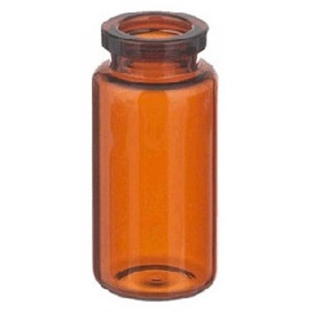 10ml Amber Serum Vials, 24x50mm, Type 1, Tray of 165 10ml Amber Serum Vials, 24x50mm, Type 1, Tray of 165