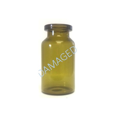 10ml Honey Wheat Amber Vials, 24x47mm, damaged tray of 200 10ml Honey Wheat Amber Vials, 24x47mm, damaged tray of 200