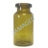 10ml Honey Wheat Amber Vials, 24x47mm, damaged tray of 200