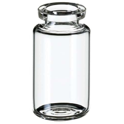 20mL Clear Serum Vials, Squared Shoulder, Pack of 10