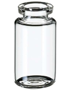 20mL Clear Serum Vials, Squared Shoulder, Pack of 10