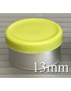 Faded Light Green 13mm West Matte Flip Cap Vial Seals, Bag of 1,000