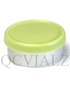 West Matte 20mm Faded Light Green Flip Cap Vial Seals, West Pharma, Bag of 1,000
