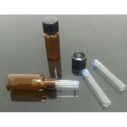 HRT Pellet Amber Vial Packaging Kit, 100 piece kit