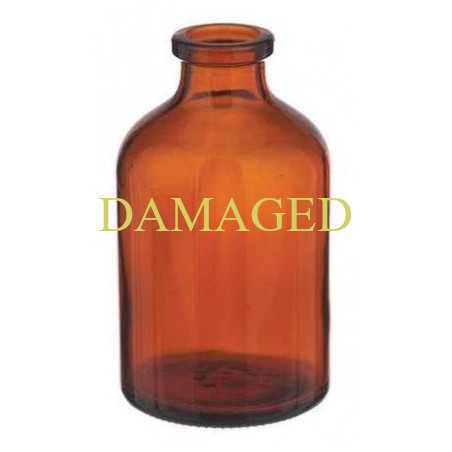 50mL Amber Serum Vials, Damaged Partial Modules of 60-65pc
