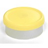 20mm Yellow Matte Flip Cap Vial Seals, Quality Generic, Pack of 100