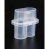 ISO 2R Plastic Vial Boxes, 2 Vial Capacity, Pack of 5