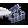 ISO 2R Plastic Vial Boxes, 10 Vial Capacity, Pack of 5