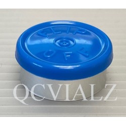 20mm Royal Blue Flip Off® Vial Seals, West Pharma, Bag of 1,000