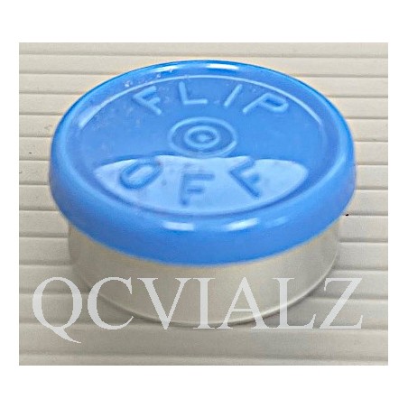 20mm Light Blue Flip Off® Vial Seals, West Pharma, Bag of 1,000