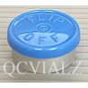 20mm Light Blue Flip Off® Vial Seals, West Pharma, pack of 100