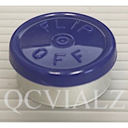 20mm Dark Blue Flip Off® Vial Seals, West Pharma, Pack of 100