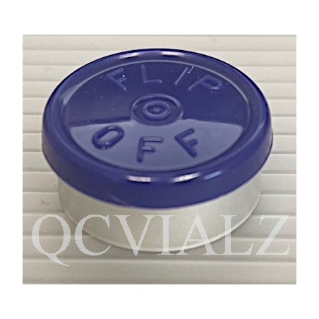 20mm Dark Blue Flip Off® Vial Seals, West Pharma, Pack of 100