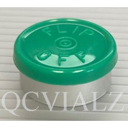 20mm Green Flip Off® Vial Seals, West Pharmaceutical, Bag of 1,000 pieces