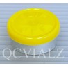 20mm Yellow Flip Off® Vial Seals, West Pharma, Bag of 1,000. QCVIALZ catalog no. Fo20YEL-1K