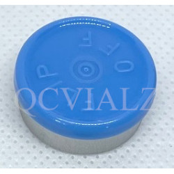 20mm Light Blue Flip Off® Vial Seals, West Pharma, Bag of 1,000