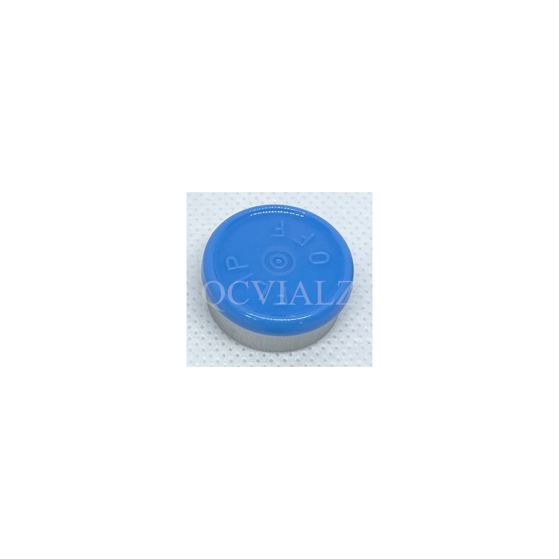 20mm Light Blue Flip Off® Vial Seals, West Pharma, Bag of 1,000