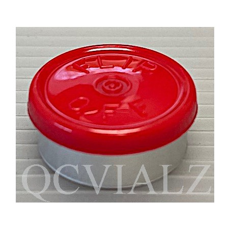 20mm Red Flip Off® Vial Seals, West Pharma, Pack of 100