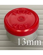 Red 13mm Flip Off® Vial Seals, West Pharmaceutical, Pack of 100