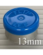 Royal Blue 13mm Flip Off® Vial Seals, West Pharmaceutical, Bag of 1,000