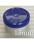 Dark Blue 13mm Flip Off® Vial Seals, West Pharmaceutical, Bag of 1,000