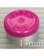 Magenta 13mm Flip Off® Vial Seals, West Pharmaceutical, Bag of 1,000