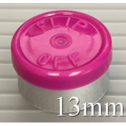 Magenta 13mm Flip Off® Vial Seals, West Pharmaceutical, Pack of 100