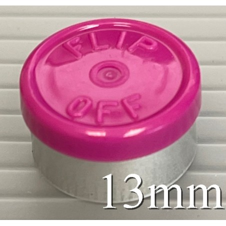 Magenta 13mm Flip Off® Vial Seals, West Pharmaceutical, Pack of 100