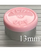 Gloss Pink 13mm Flip Off® Vial Seals, West Pharmaceutical, Bag of 1,000